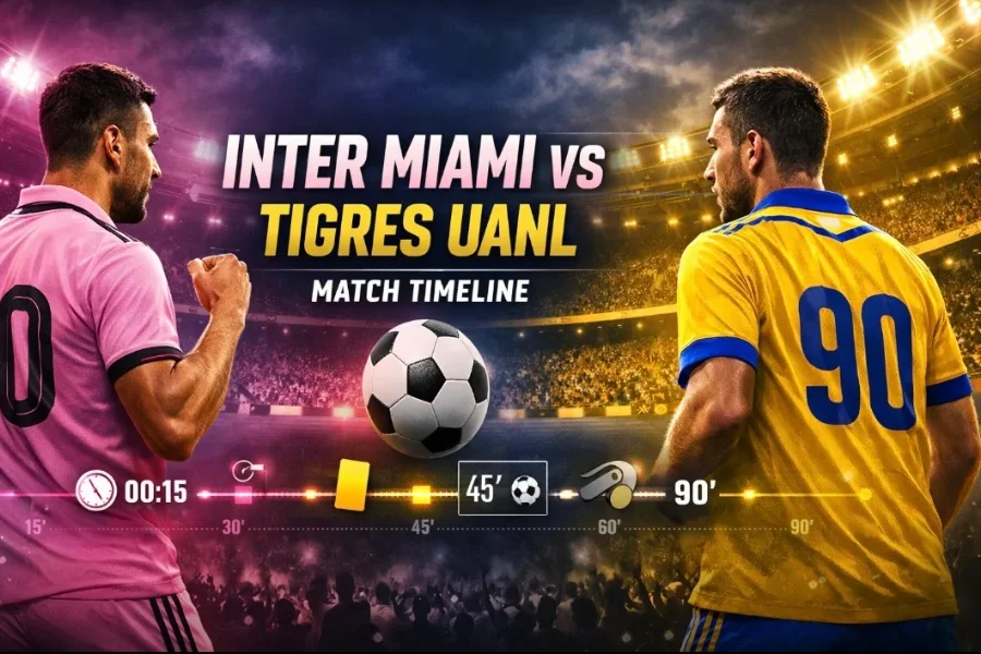 Inter Miami vs Tigres UANL Timeline